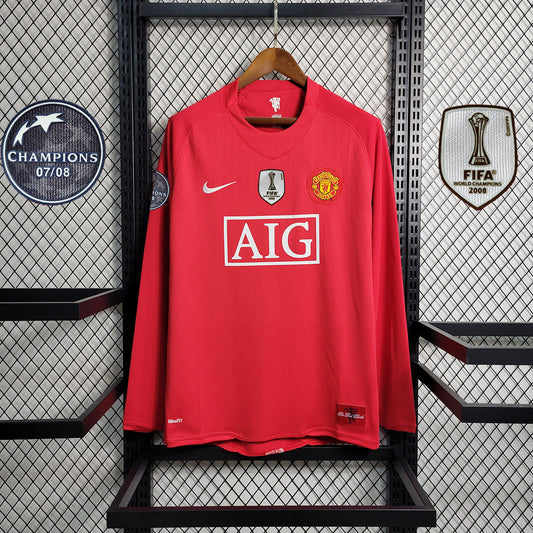 MANCHESTER UNITED RETRO KIT LONG SLEEVE